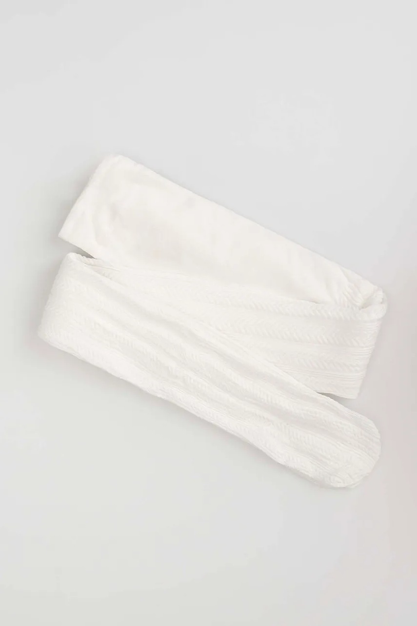 Dětské punčocháče Coccodrillo béžová barva, TIGHT MICROFIBRE COLORFUL