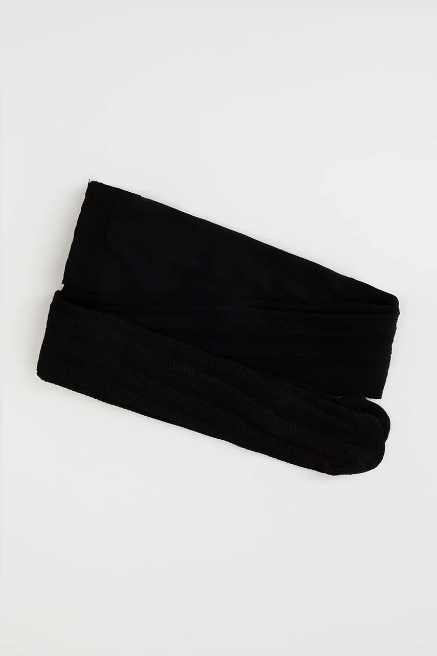 Levně Dětské punčocháče Coccodrillo černá barva, TIGHT MICROFIBRE COLORFUL