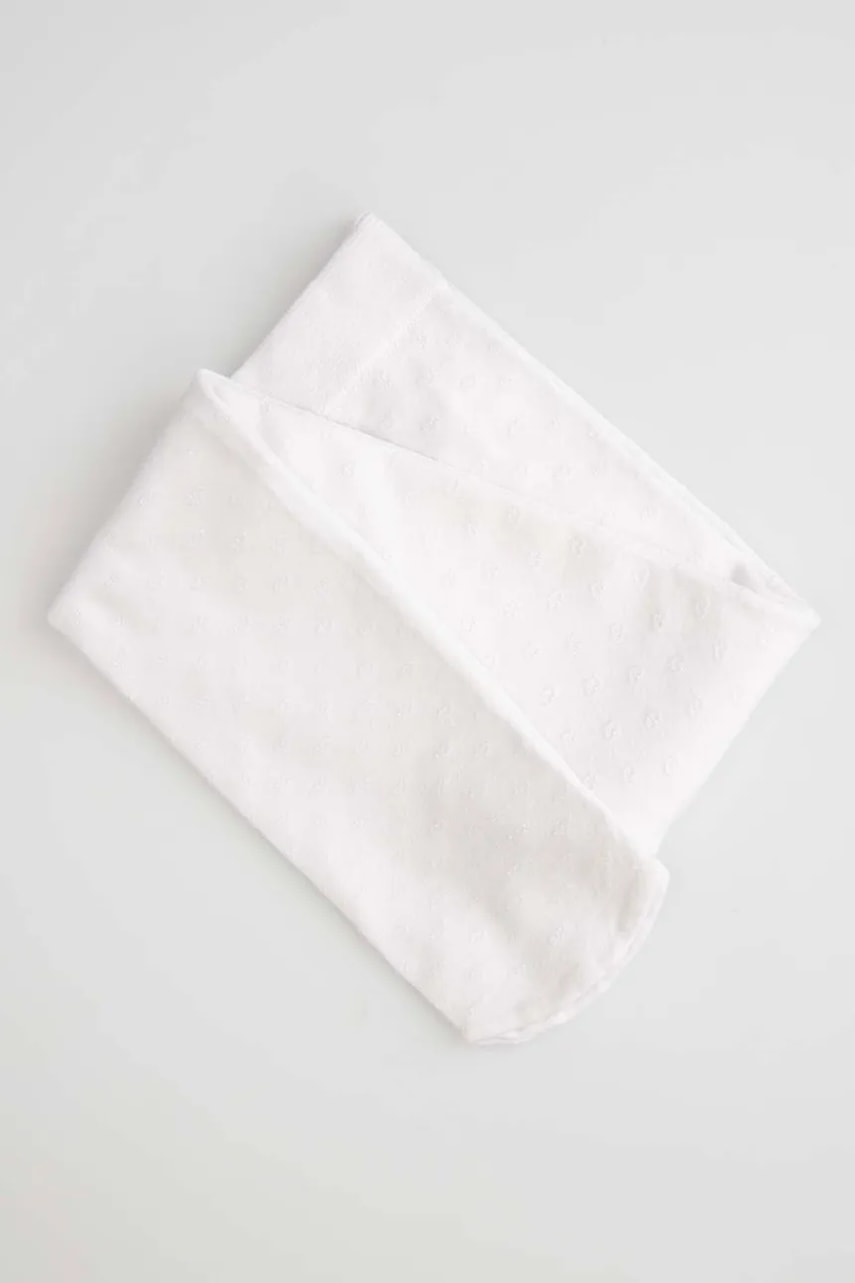 Coccodrillo ciorapi fete culoarea alb, TIGHT VISCOSE