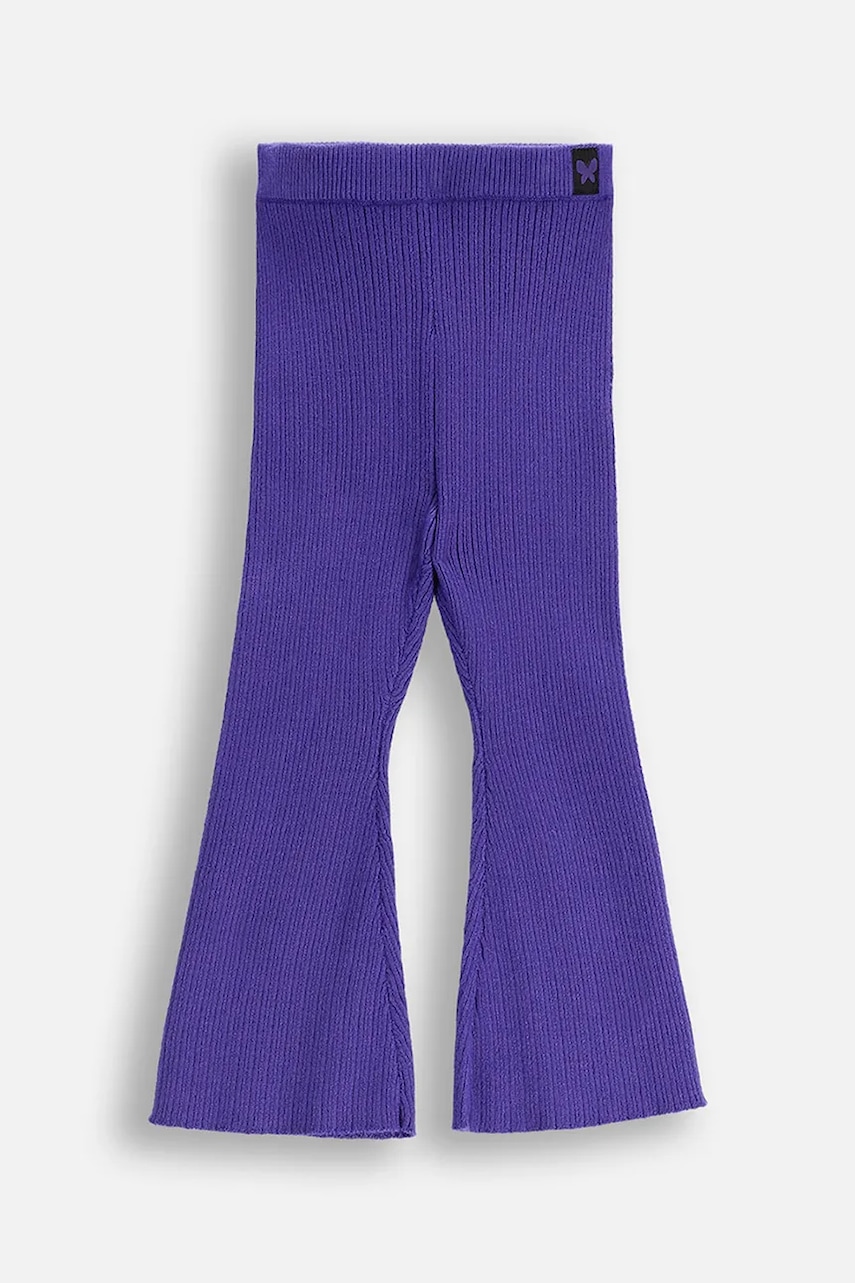 Coccodrillo leggins copii culoarea violet, uni, RAVE GIRL KIDS