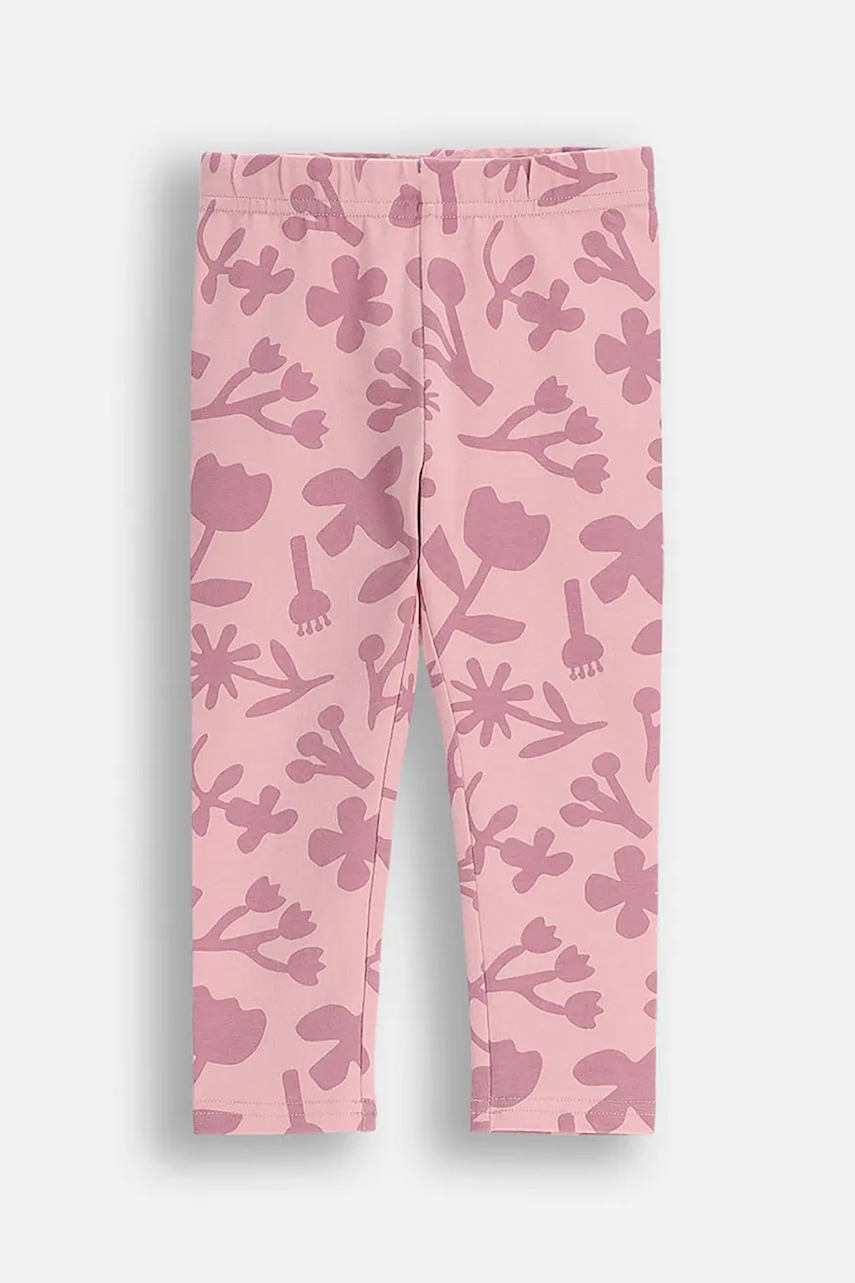Coccodrillo leggins copii culoarea roz, cu imprimeu, TEDDY BEAR GIRL NEWBORN