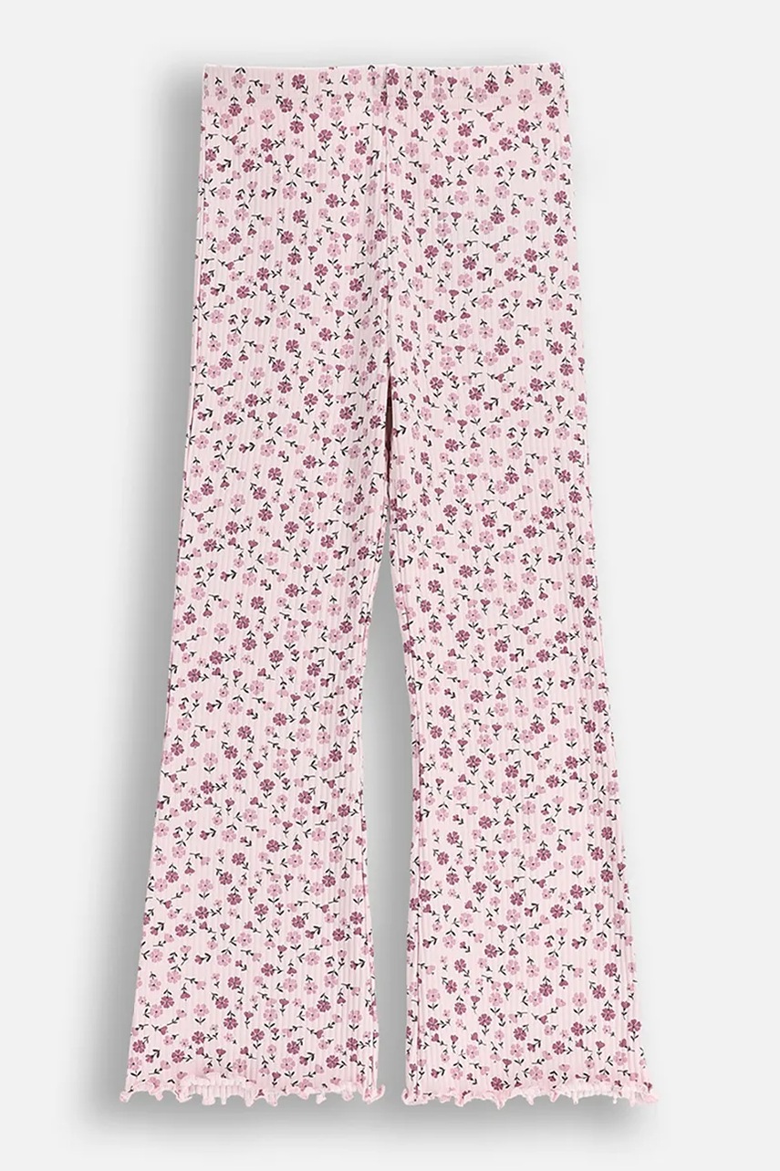 Детские леггинсы Coccodrillo цвет розовый однотонные WINTER COSY GRIL KIDS