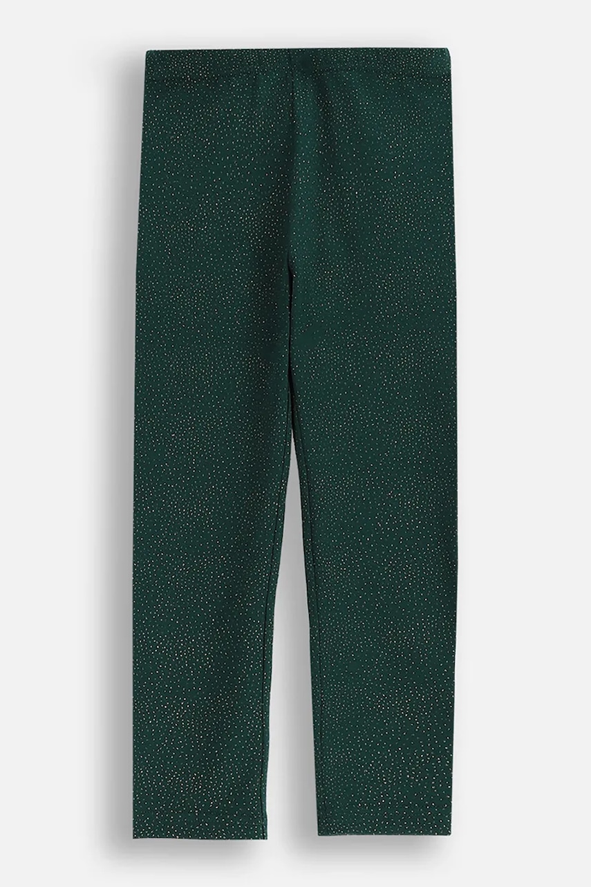 Coccodrillo leggins copii culoarea verde, MERRY XMAS