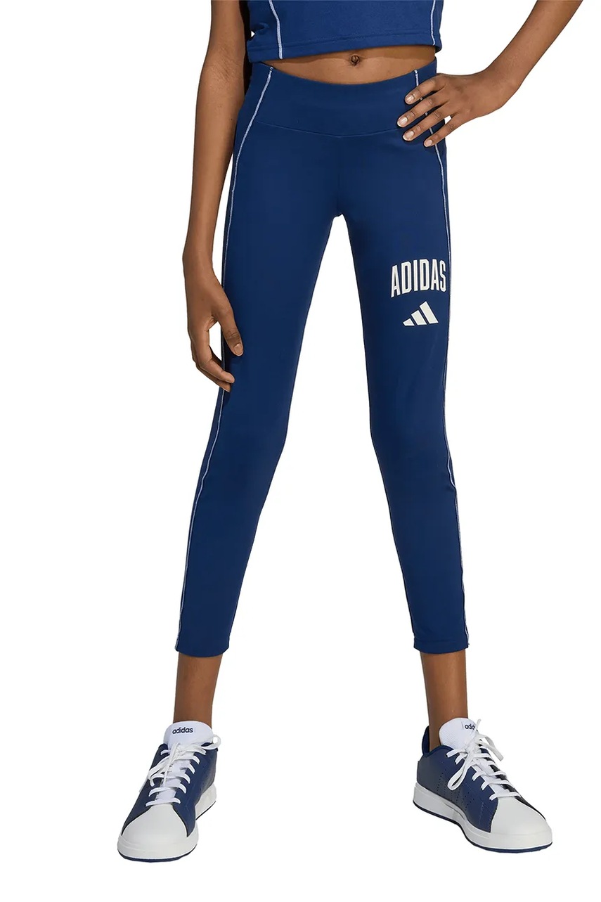 adidas leggins copii culoarea bleumarin, uni, JM5937