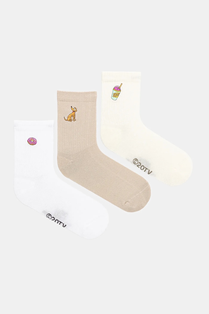 adidas Performance sosete copii 3-pack culoarea alb, JN2761