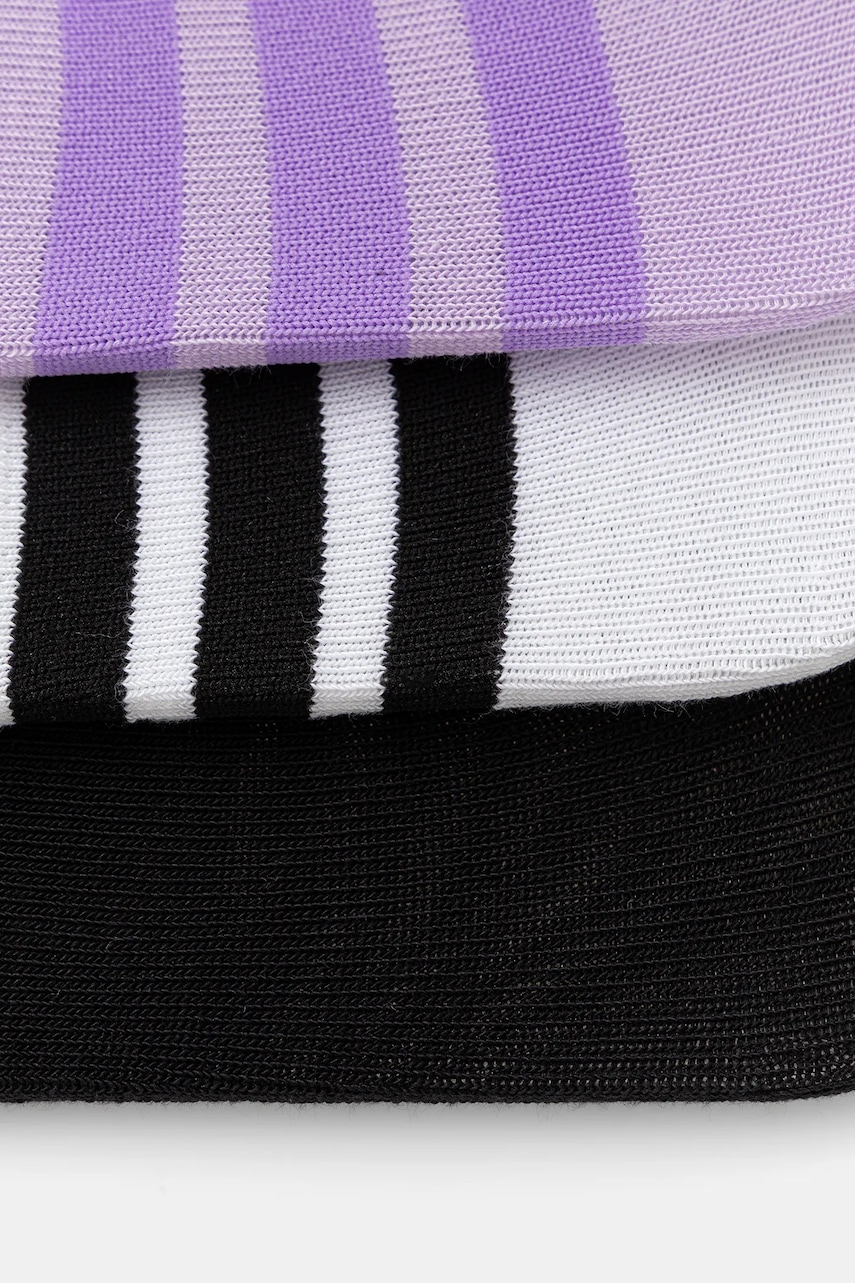 Детские носки adidas Performance 3 шт цвет фиолетовый JV5125 Детские носки adidas Performance 3 шт цвет фиолетовый JV5125