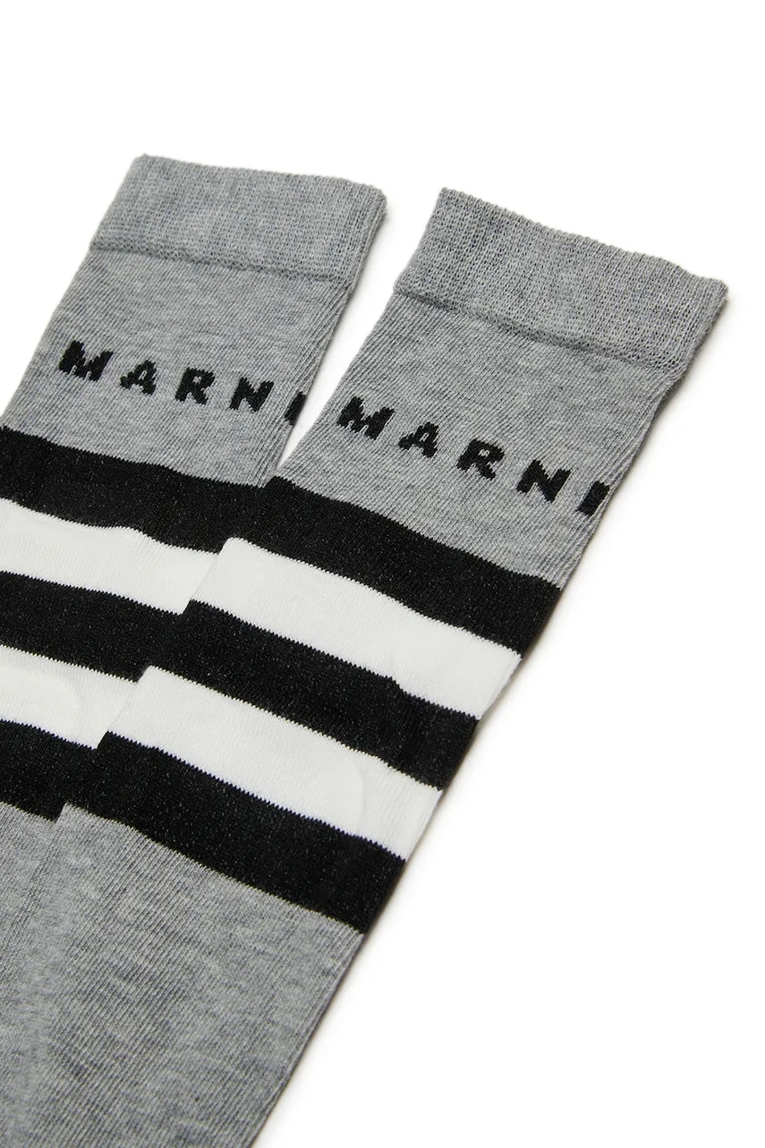Детские носки Marni MZ39U SOCKS цвет серый M01631 Детские носки Marni MZ39U SOCKS цвет серый M01631