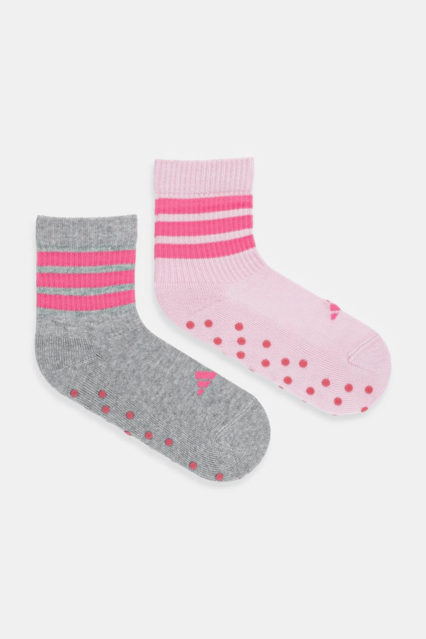 adidas Performance șosete copii 2-pack culoarea roz, JW9794