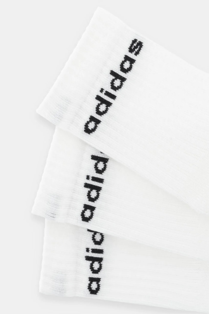 Детские носки adidas Performance 3 шт цвет белый JX6595 Детские носки adidas Performance 3 шт цвет белый JX6595
