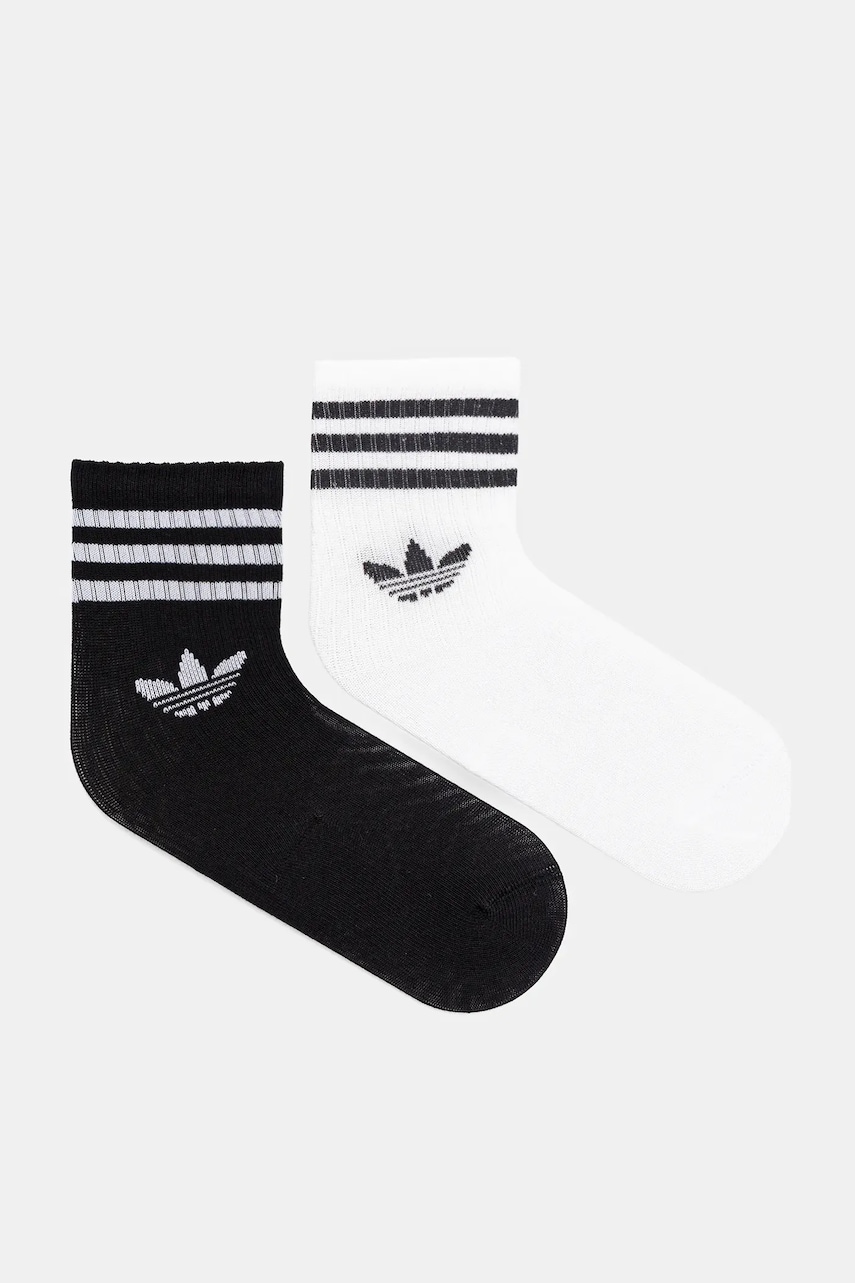 Levně Dětské ponožky adidas Originals 3-pack bílá barva, JZ7496