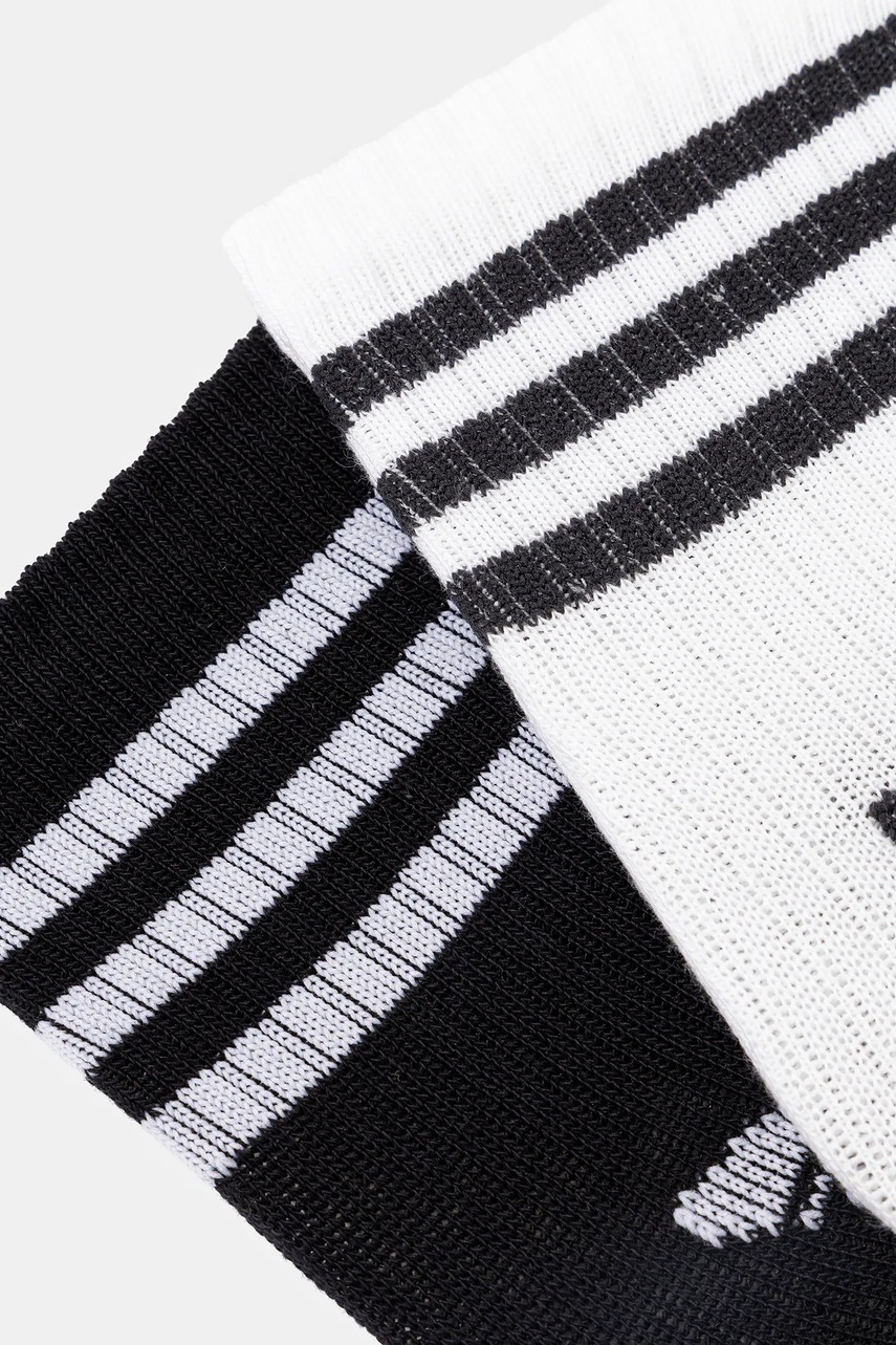 Детские носки adidas Originals 3 шт цвет белый JZ7496 Детские носки adidas Originals 3 шт цвет белый JZ7496