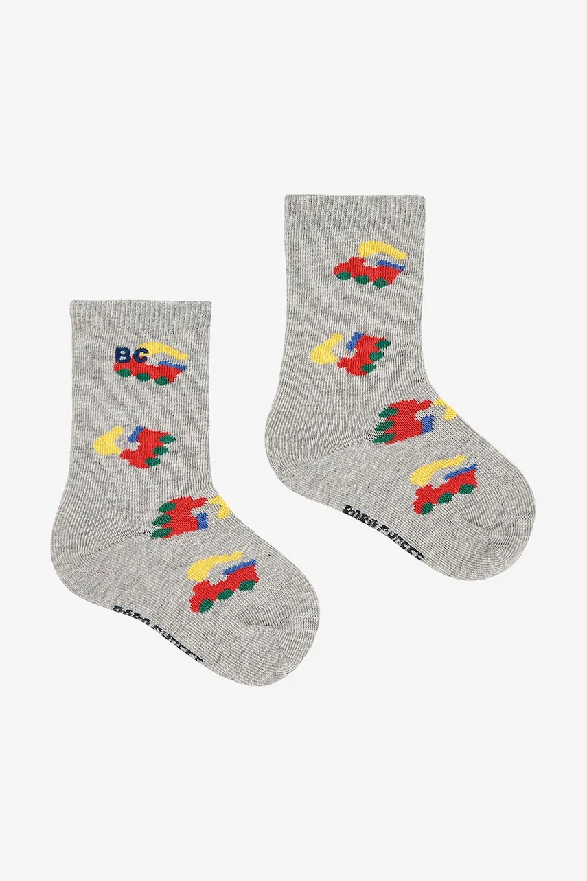 Bobo Choses șosete copii culoarea gri, 225AH040