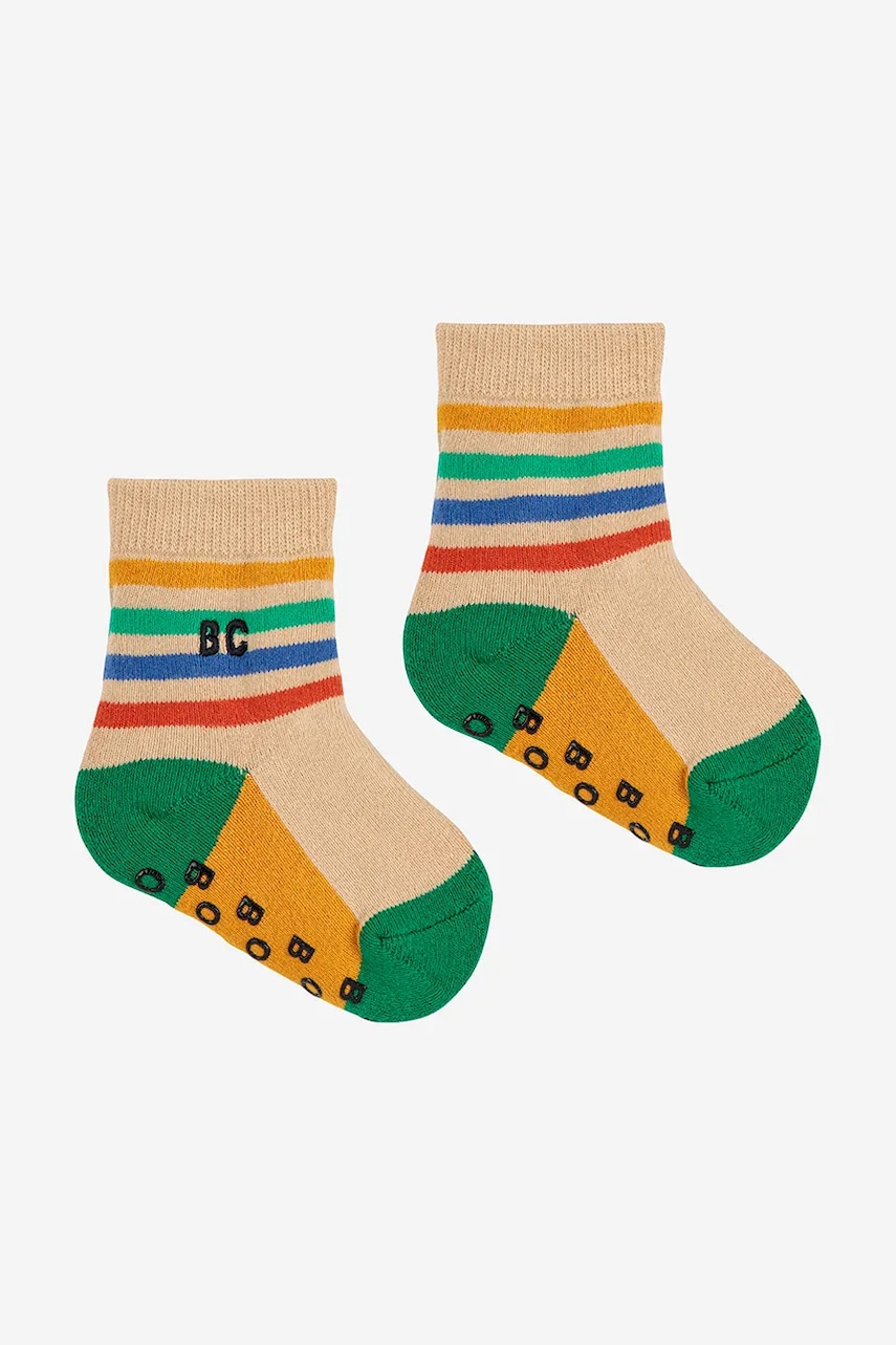 Bobo Choses șosete copii culoarea bej, 225AH041