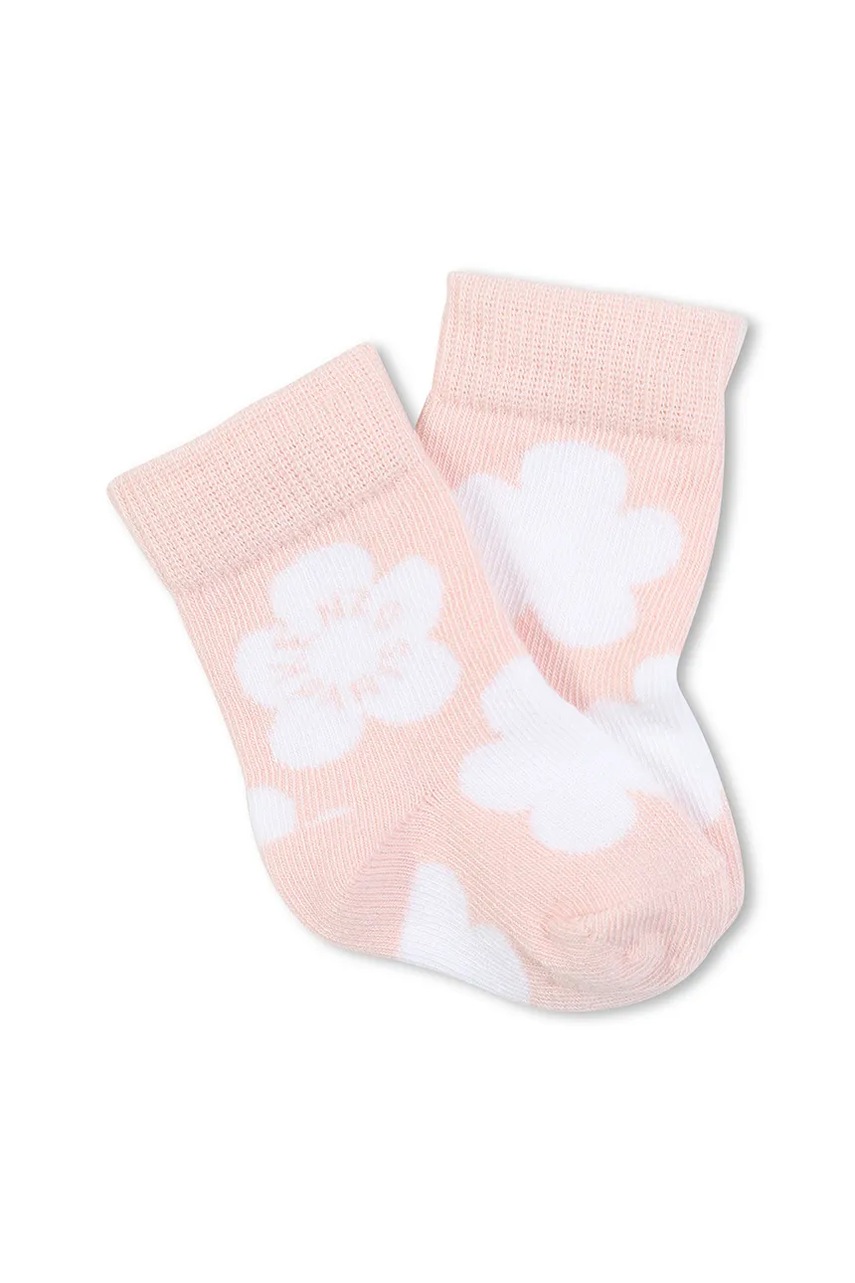 Детские носки Kenzo Kids 2 шт цвет розовый K61209 Детские носки Kenzo Kids 2 шт цвет розовый K61209