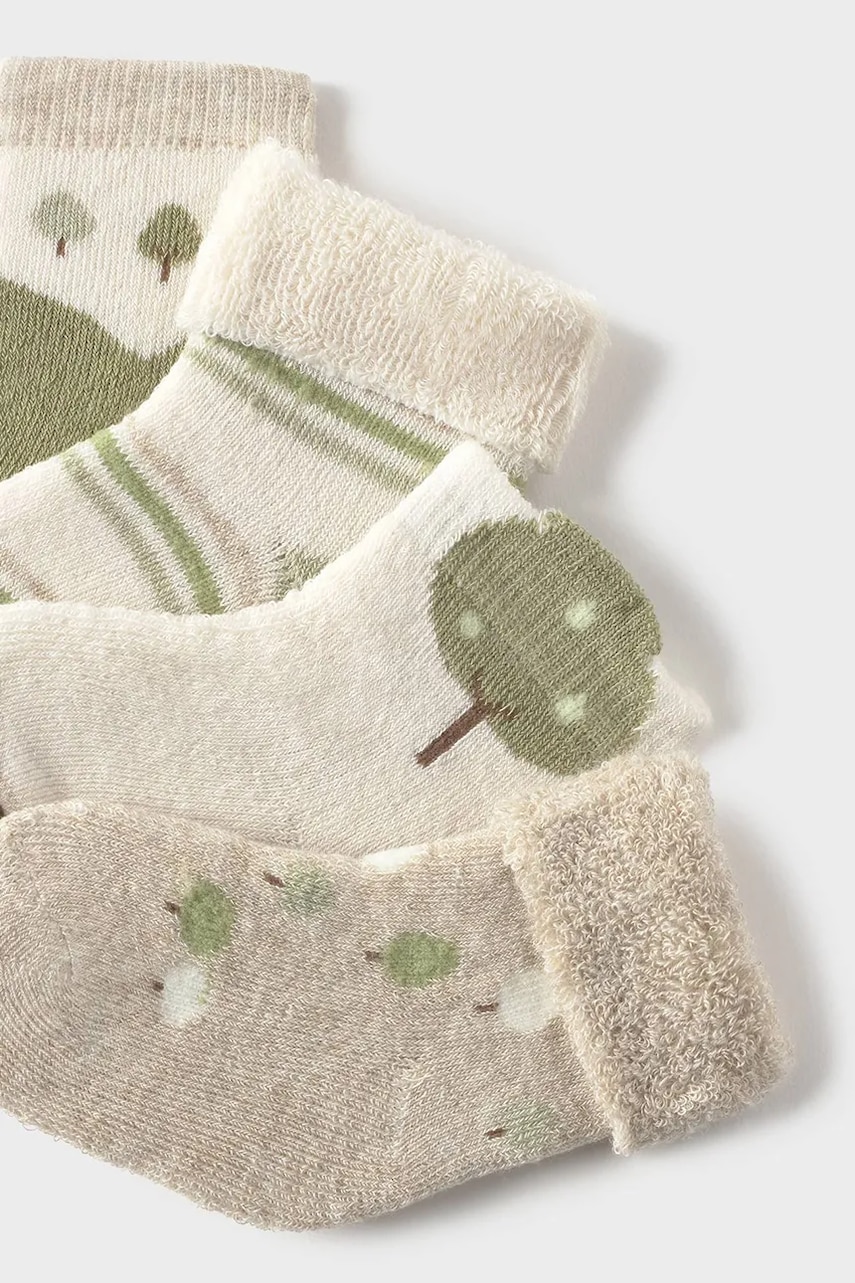 Детские носки Mayoral Newborn 4 шт цвет зелёный 9917 в Черновцах Детские носки Mayoral Newborn 4 шт цвет зелёный 9917 в Черновцах