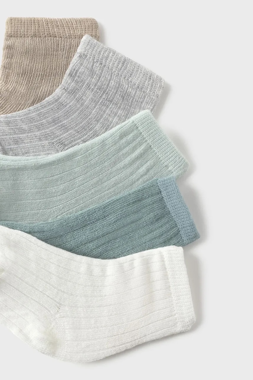 Детские носки Mayoral Newborn 6 шт цвет зелёный 9918 Детские носки Mayoral Newborn 6 шт цвет зелёный 9918