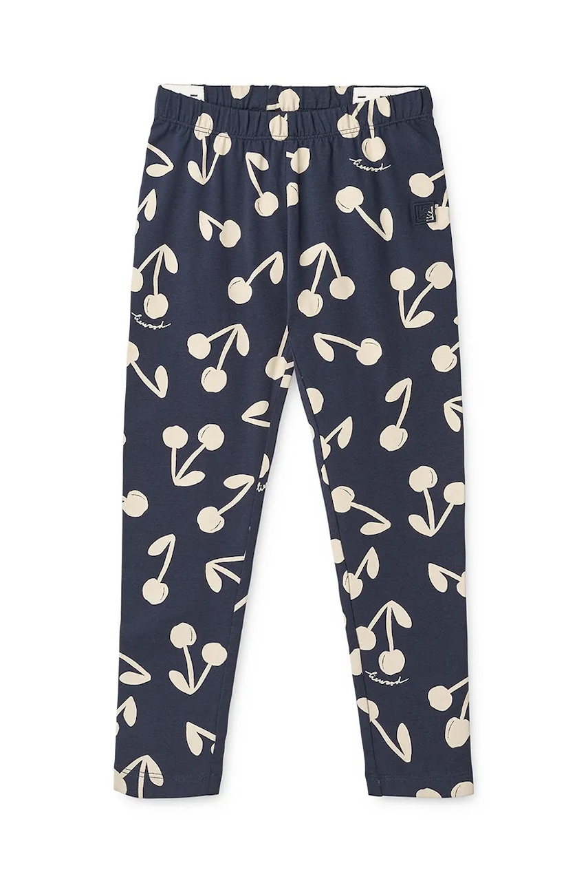 Liewood leggins copii Marie Printed Leggings culoarea bleumarin, cu imprimeu, LW20359