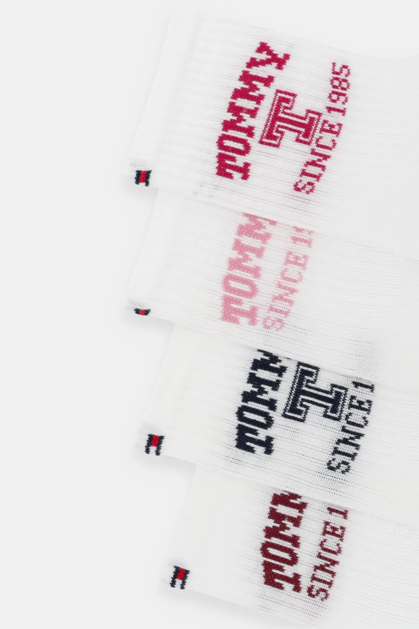 Детские носки Tommy Hilfiger 4 шт цвет белый 701238176 Детские носки Tommy Hilfiger 4 шт цвет белый 701238176
