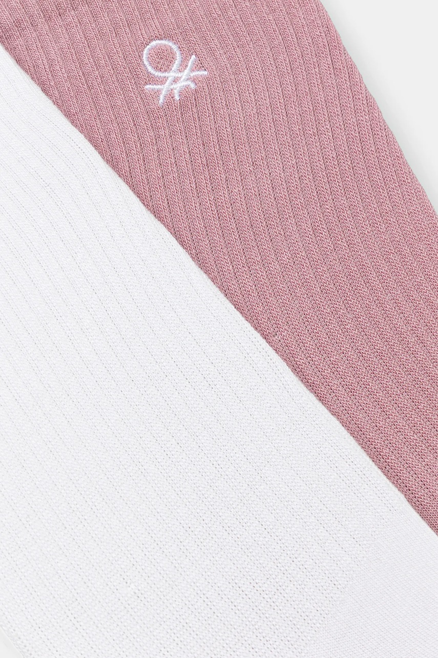 Детские носки United Colors of Benetton 2 шт цвет розовый 6AO50702A