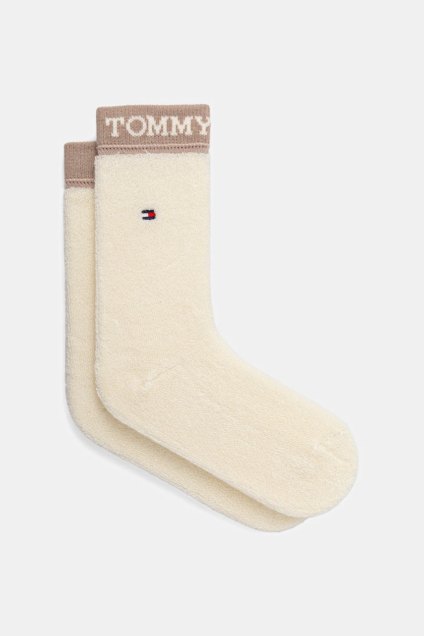 Levně Dětské ponožky Tommy Hilfiger béžová barva, 701236328