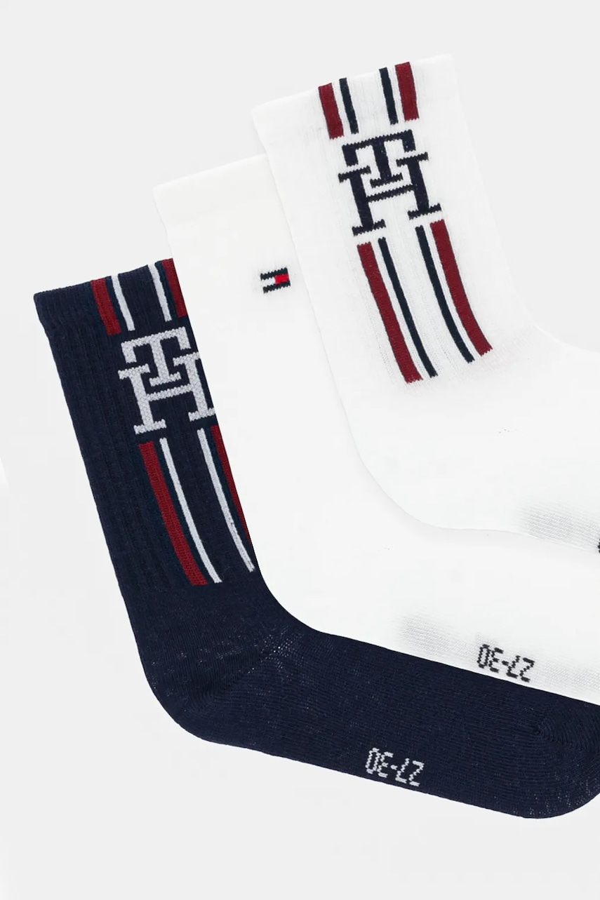 Детские носки Tommy Hilfiger 3 шт цвет белый 701236331 Детские носки Tommy Hilfiger 3 шт цвет белый 701236331