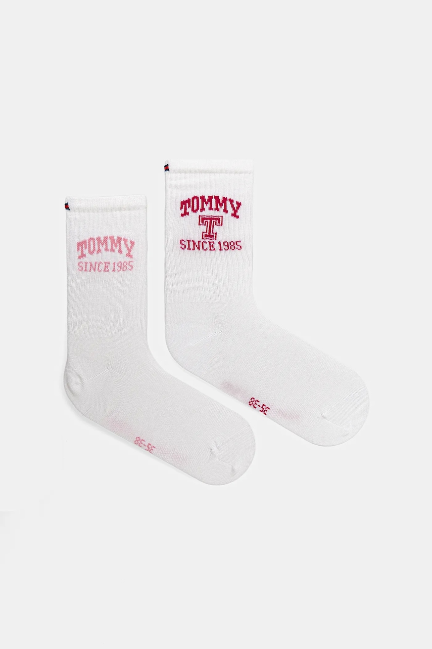 Levně Dětské ponožky Tommy Hilfiger 2-pack bílá barva, 701236411