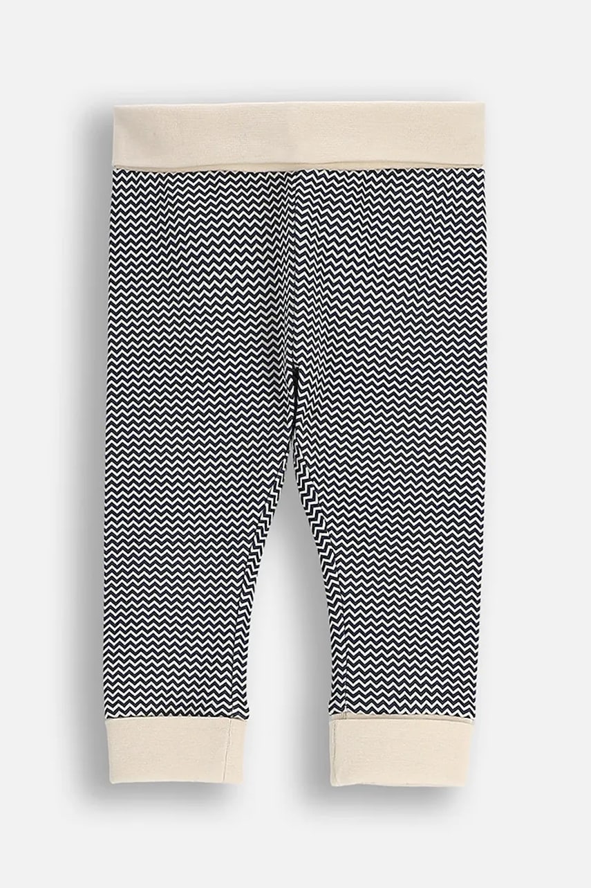 Coccodrillo leggins din bumbac pentru bebeluși culoarea bej, cu imprimeu, FOREST FRIENDS BOY NEWBORN
