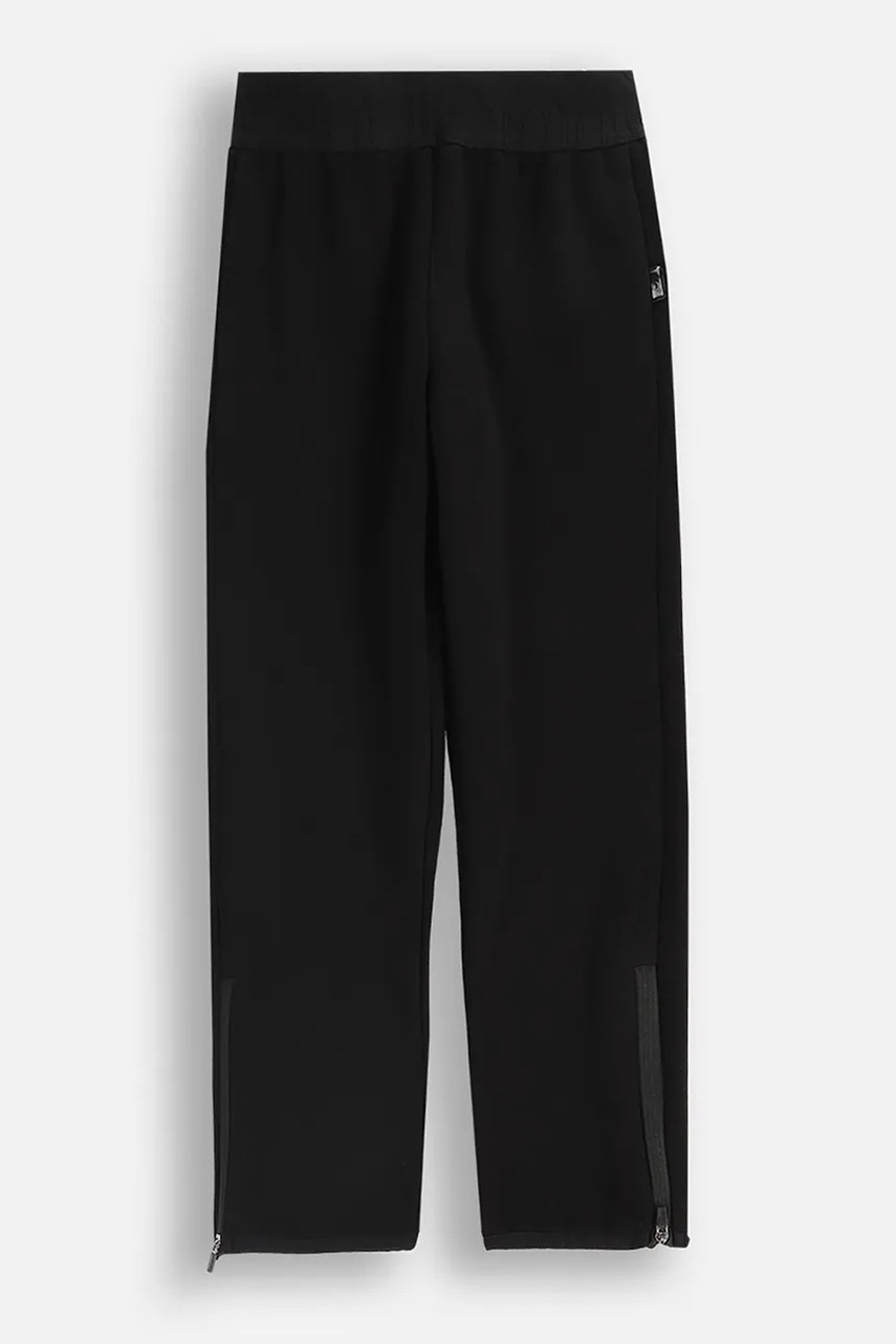 Lemon Explore leggins copii culoarea negru, uni, ACTIVE GIRL