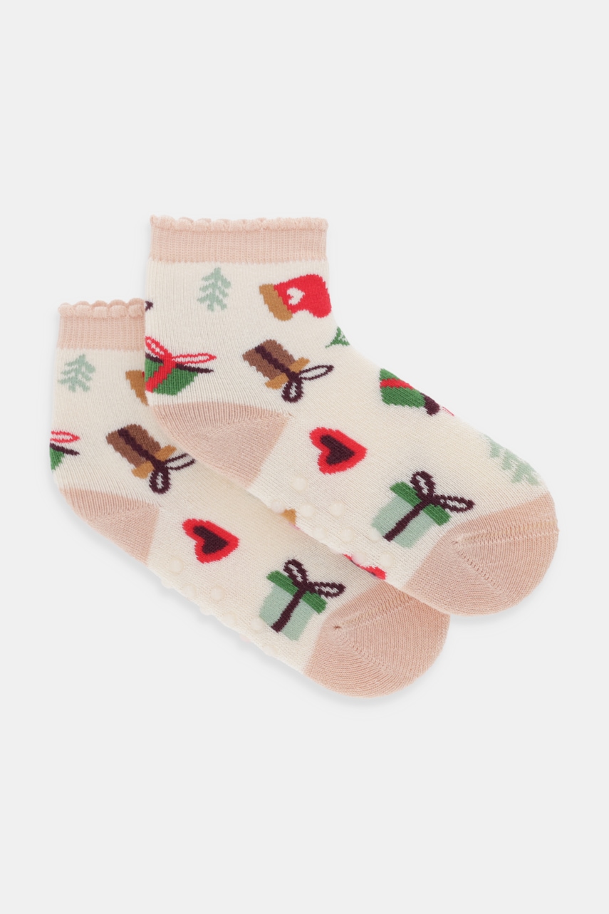 United Colors of Benetton sosete copii culoarea bej, 6AO30703T