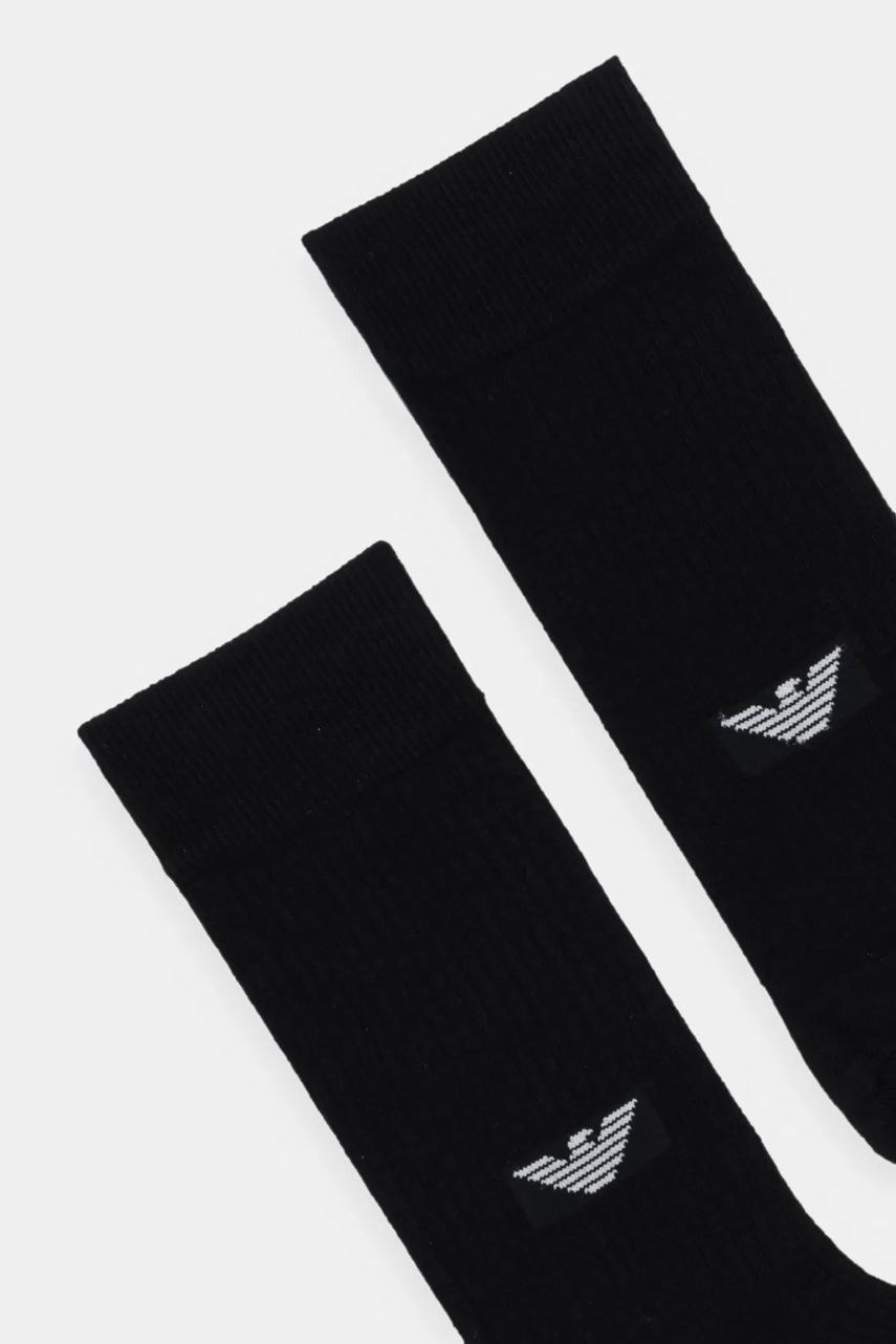 Носки Emporio Armani Underwear 2 шт цвет чёрный EM000543 AF17788 Носки Emporio Armani Underwear 2 шт цвет чёрный EM000543 AF17788