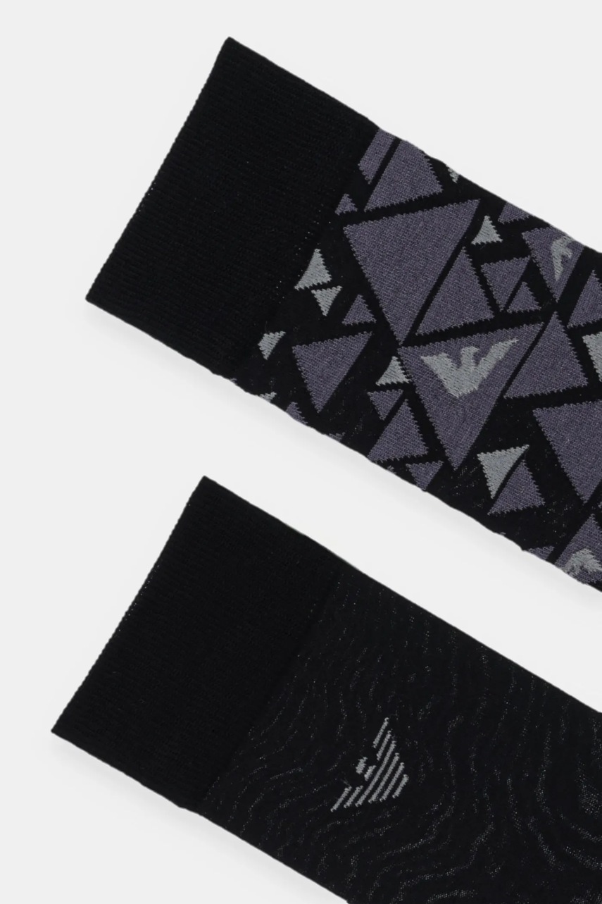 Носки Emporio Armani Underwear 2 шт цвет чёрный EM000543 AF18165