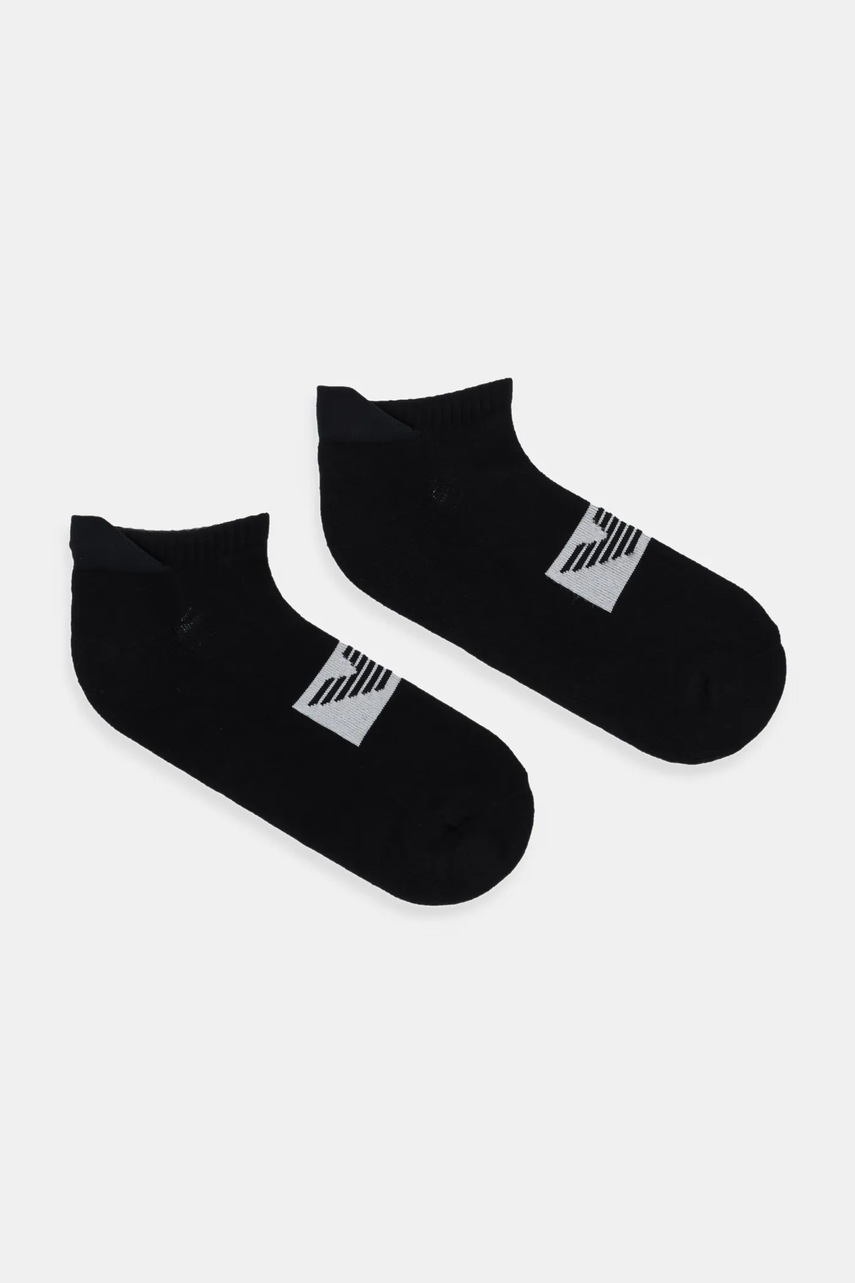Emporio Armani Underwear șosete 2-pack culoarea negru, EM003751 AF18263