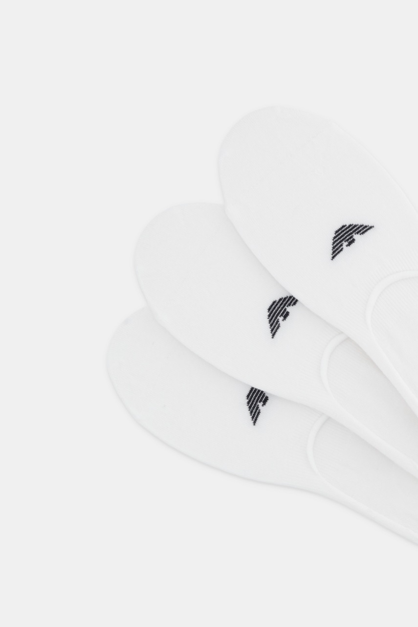 Короткие носки Emporio Armani Underwear 3 шт цвет белый EM000548 AF14446