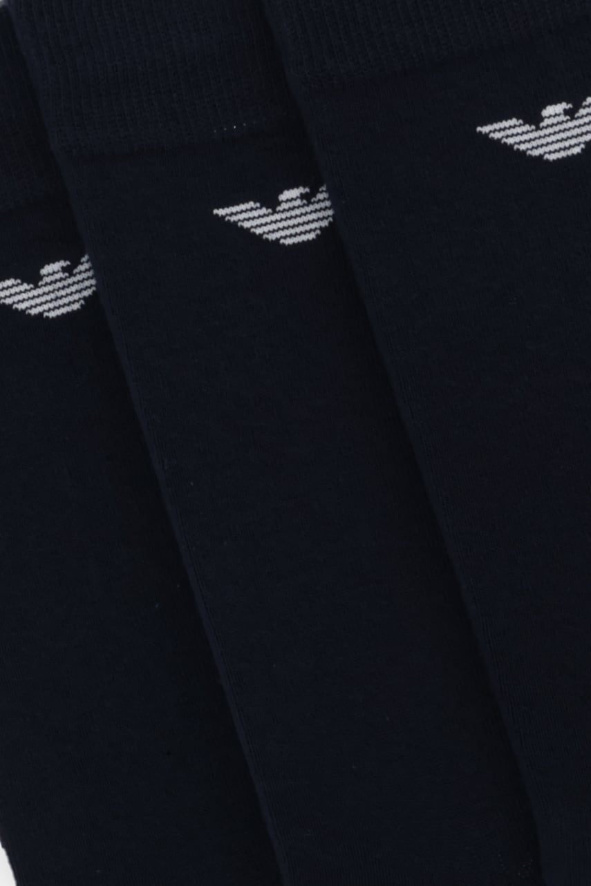 Носки Emporio Armani Underwear 3 шт цвет синий EM000554 AF14446 Носки Emporio Armani Underwear 3 шт цвет синий EM000554 AF14446