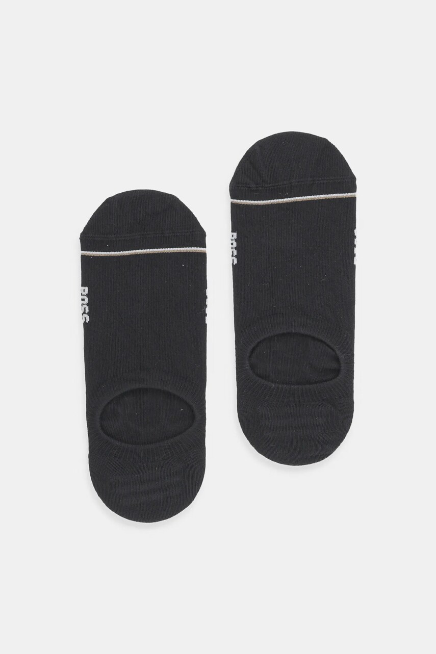 BOSS sosete 2-pack culoarea negru, 50522704