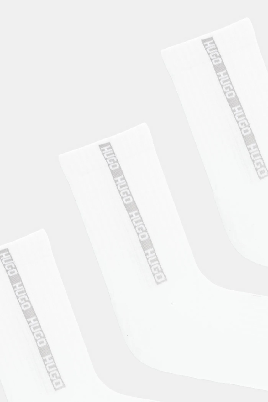Носки HUGO 3 шт цвет белый 50543076 Носки HUGO 3 шт цвет белый 50543076