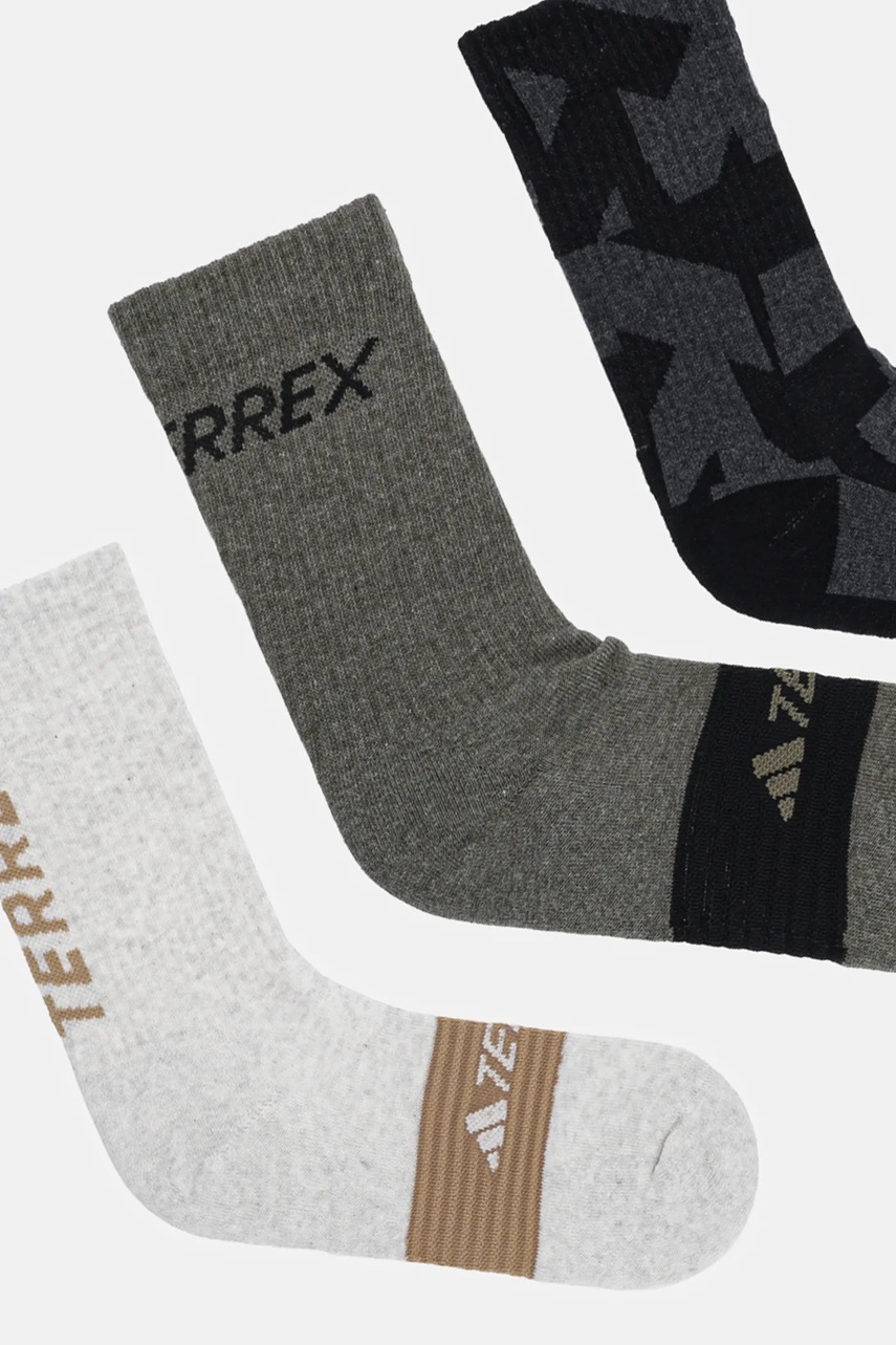 Носки adidas TERREX Multi 3 шт цвет чёрный JX1094