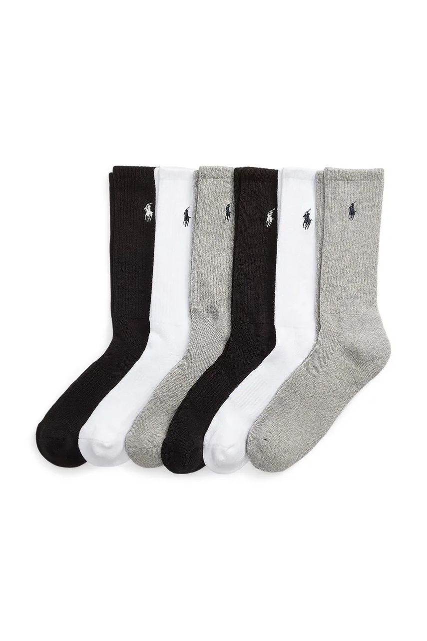 Levně Ponožky Polo Ralph Lauren 6-pack více barev, 449950140
