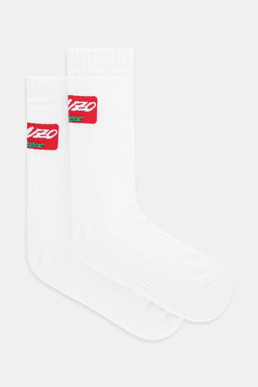 

Чорапи Kenzo Kenzo x Futura в бежово FF68SU195KSB, Бял