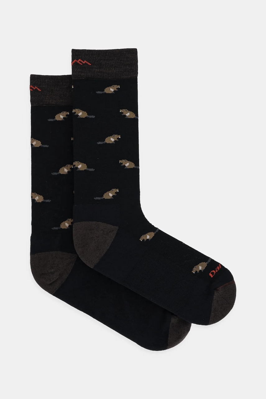 Darn Tough șosete din amestec de lână culoarea negru, 6107