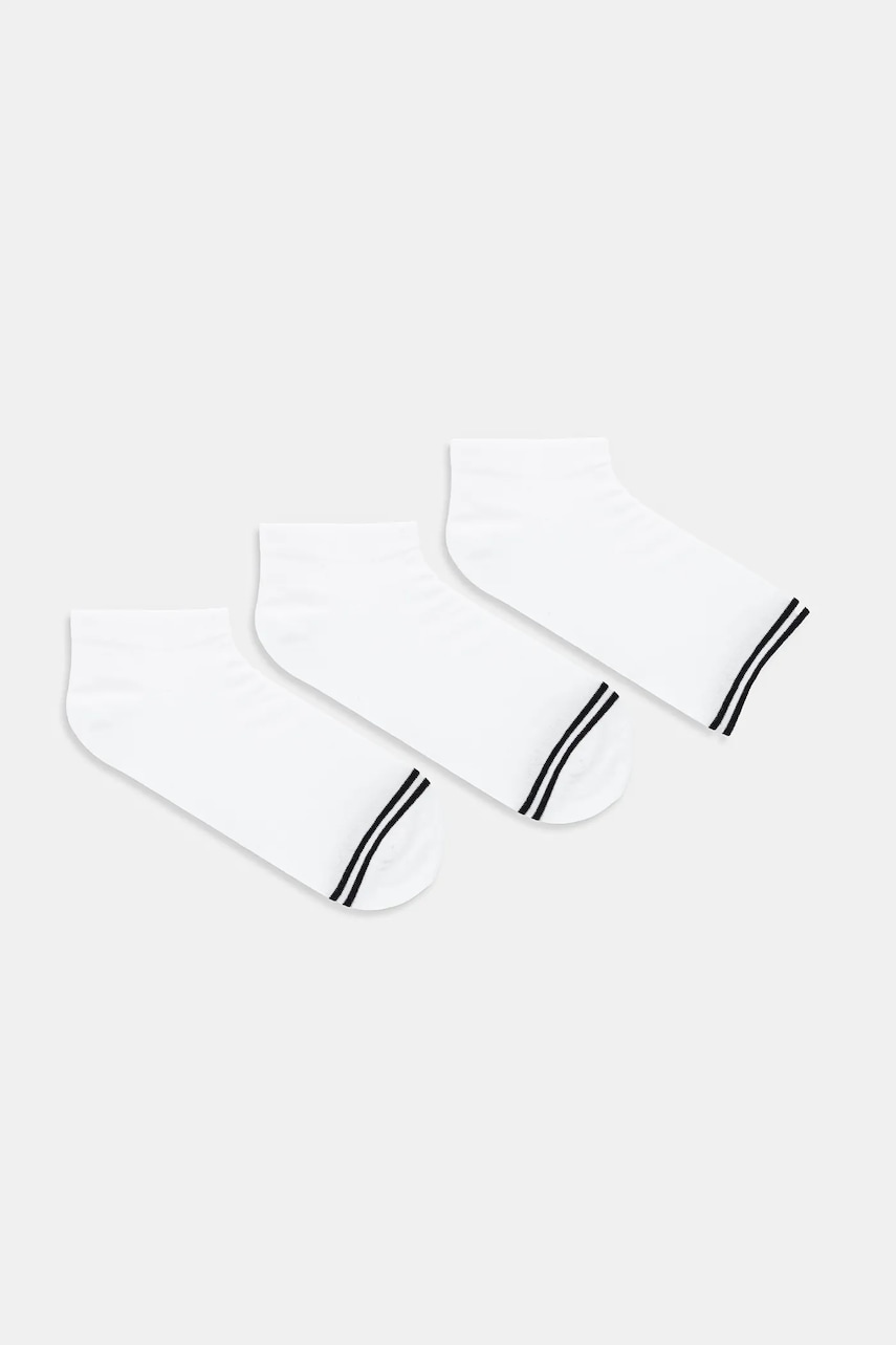 Pepe Jeans șosete 3-pack culoarea alb, PMU30044