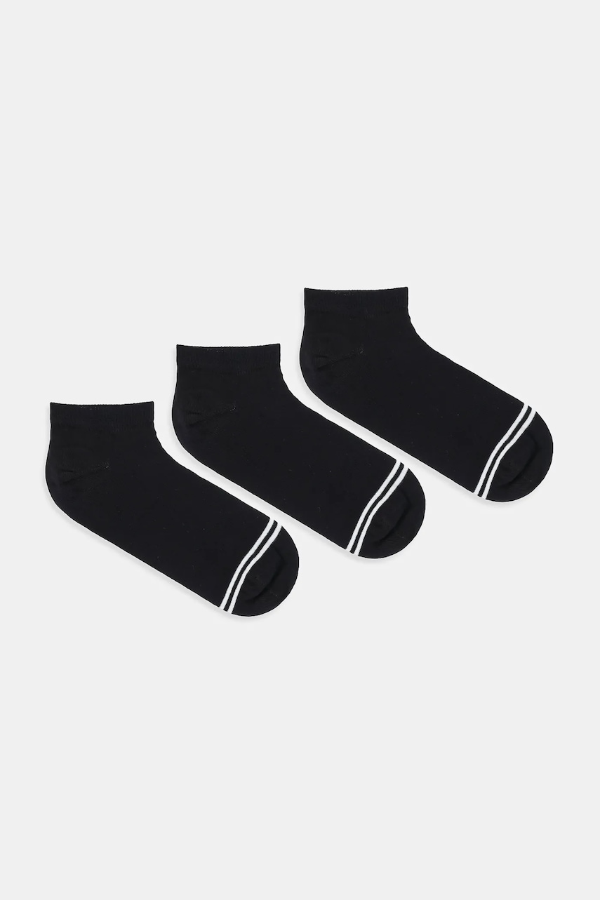Pepe Jeans șosete 3-pack culoarea negru, PMU30044