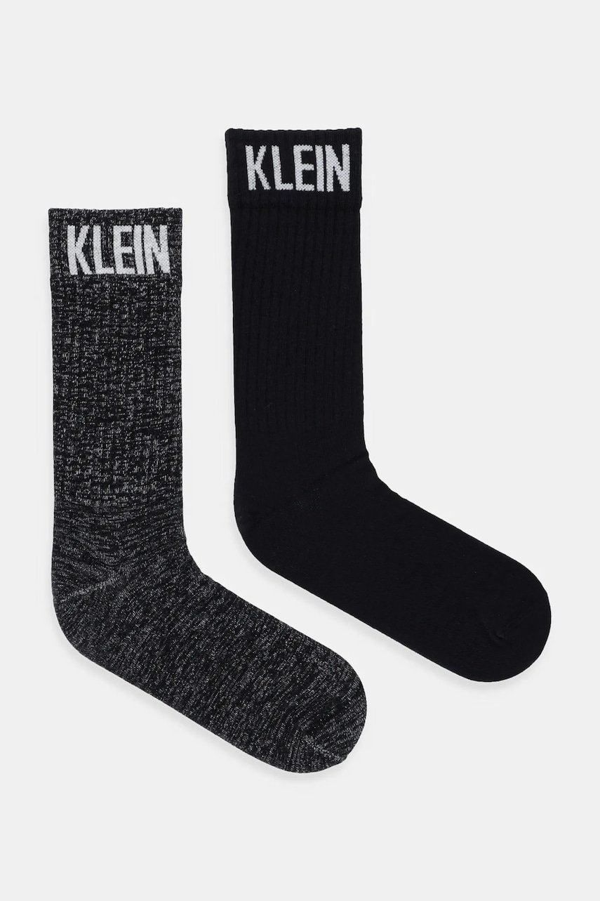 Levně Ponožky Calvin Klein Jeans 2-pack černá barva, 701235978