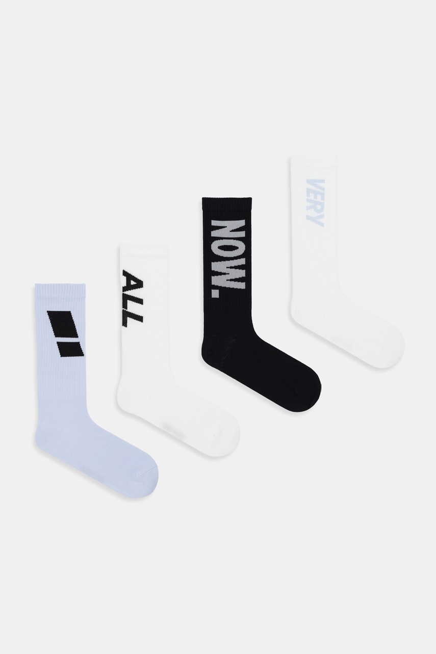 Levně Ponožky Calvin Klein Jeans 4-pack modrá barva, 701236603