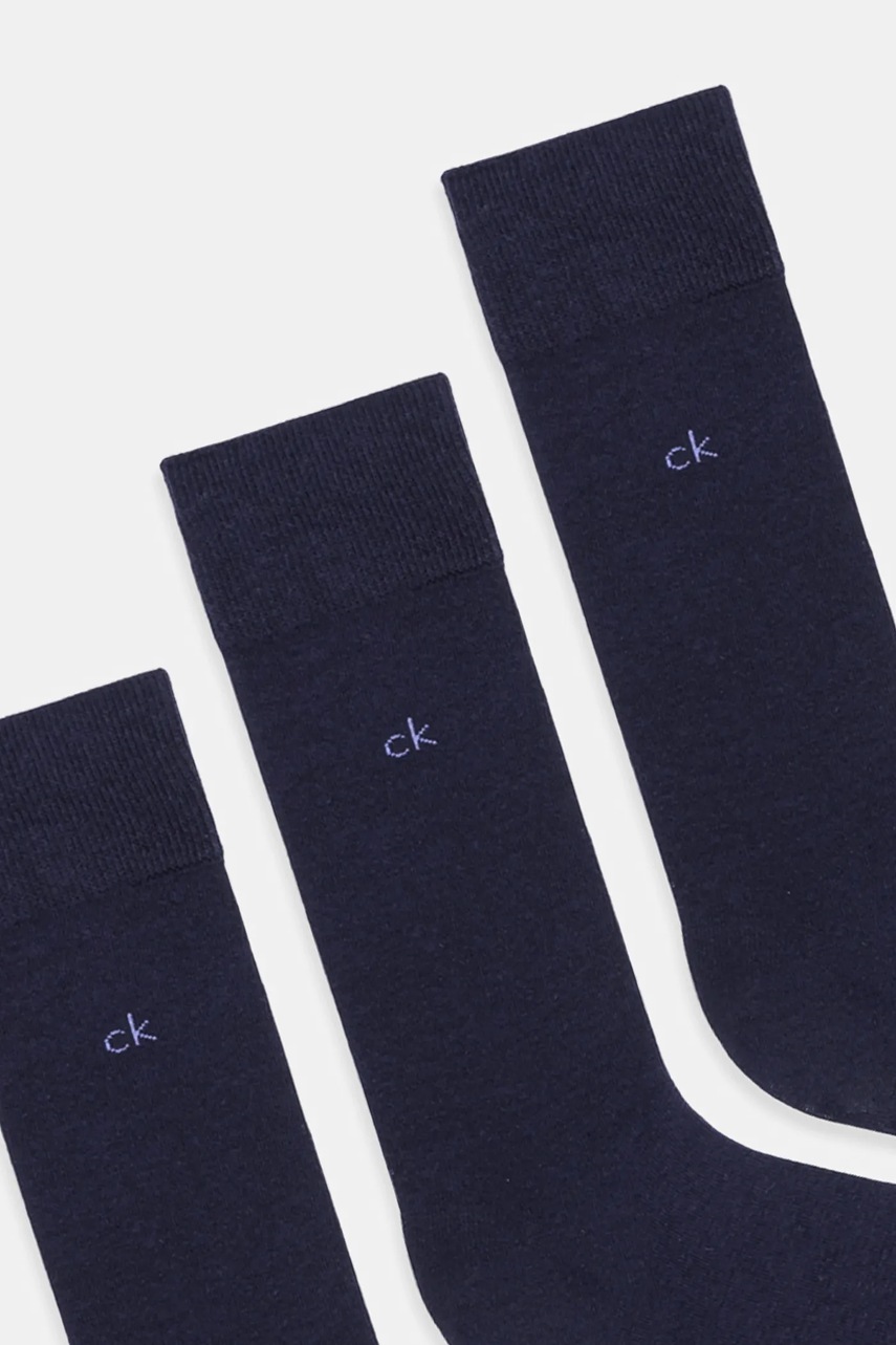 Носки Calvin Klein 3 шт цвет синий 701234208