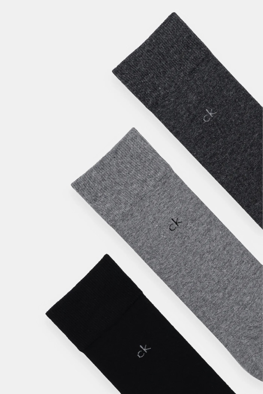 Носки Calvin Klein 3 шт цвет серый 701234208