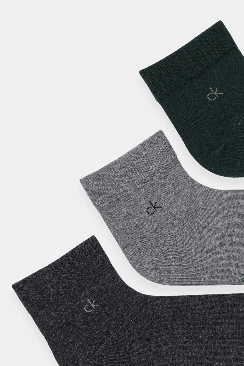 Носки Calvin Klein 3 шт цвет зелёный 701234209