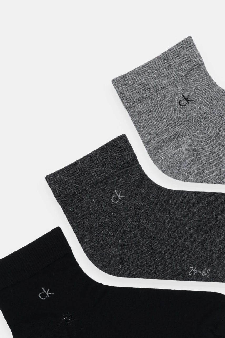 Носки Calvin Klein 3 шт цвет серый 701234209