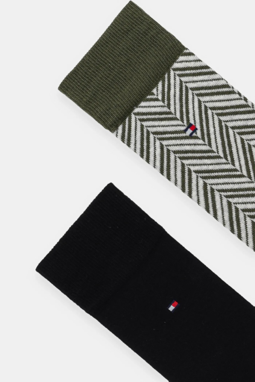 Носки Tommy Hilfiger 2 шт цвет зелёный 701236309