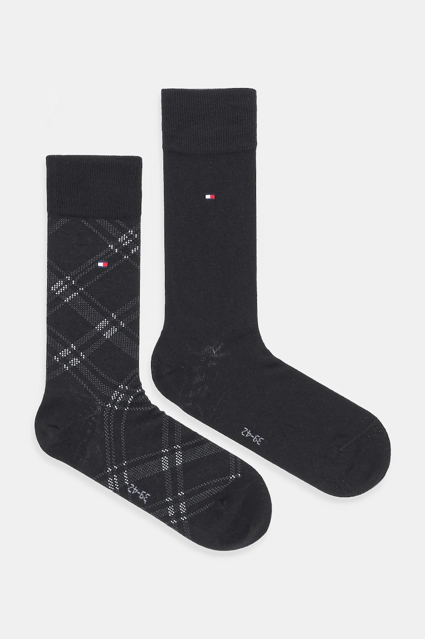 Levně Ponožky Tommy Hilfiger 2-pack černá barva, 701236310